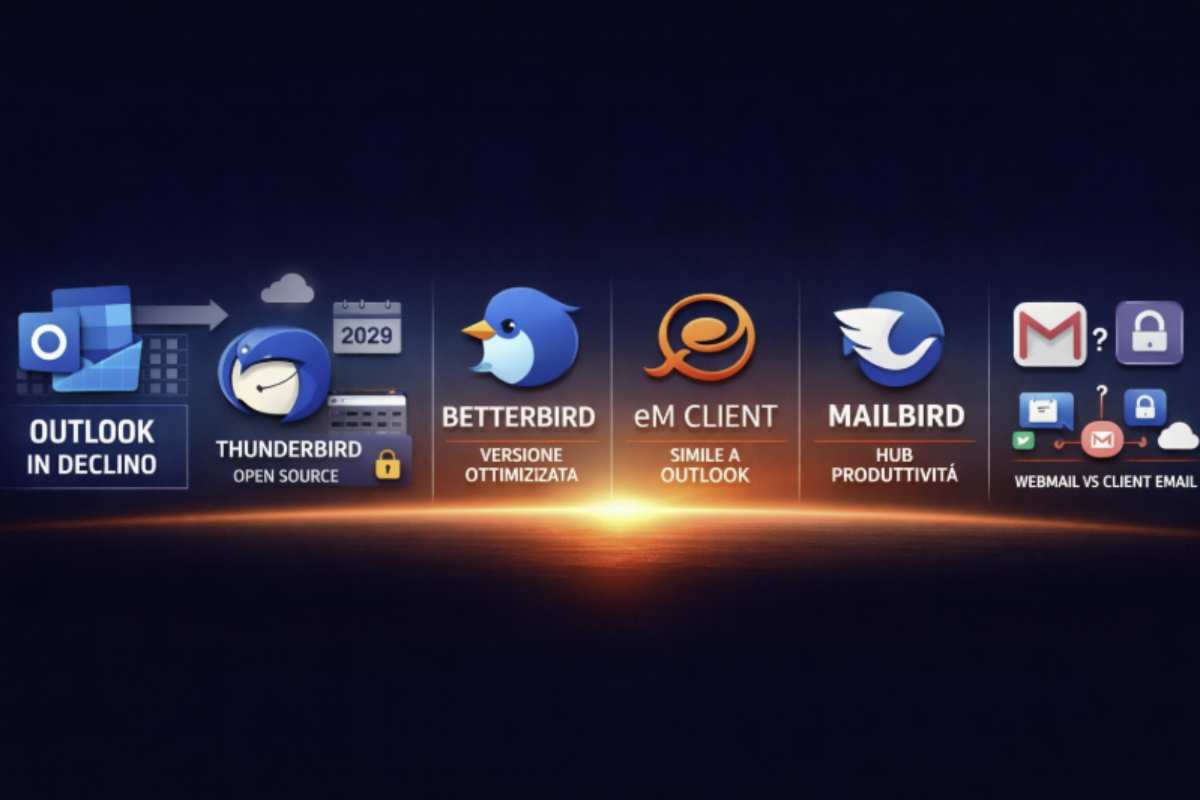 Microsoft ha avviato una transizione chiara: il vecchio client, oggi definito “Outlook Classic”, ha già una data di uscita,