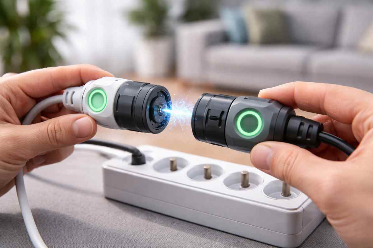 Addio a cavi e prolunghe, arrivano i connettori che si installano in 1 click e si rimuovono senza fatica-webnews.it