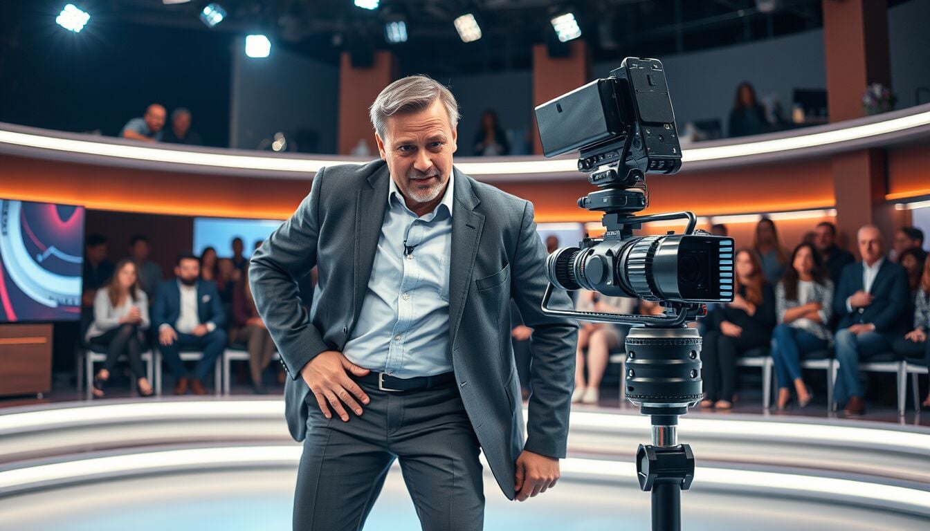 Herbert Ballerina cade ad Affari Tuoi, paura in studio per l’attore