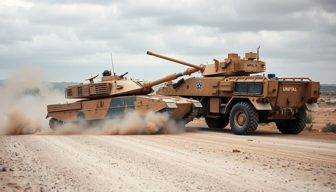 Israele, carro armato dell’esercito sperona veicolo italiano Unifil in Libano senza causare feriti