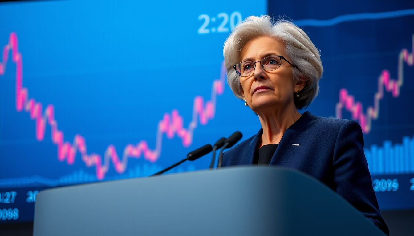 Lagarde difende tassi fermi mentre nuovo shock energetico frena ripresa