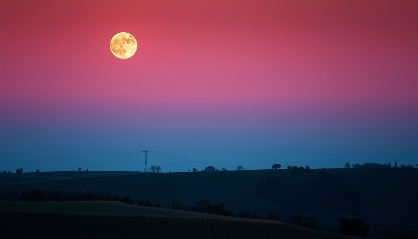 Luna piena rosa in cielo, cosa significa davvero e quale colore vedremo questa notte