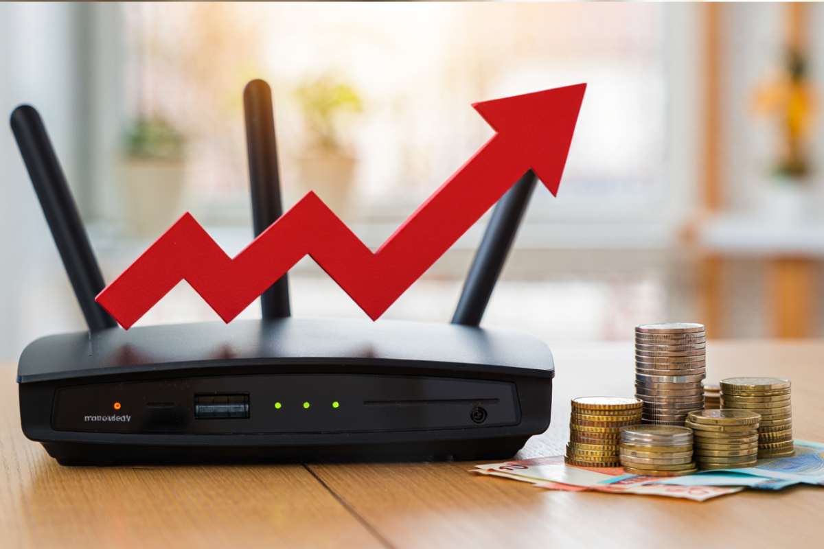 rete internet fornitore alza i prezzi
