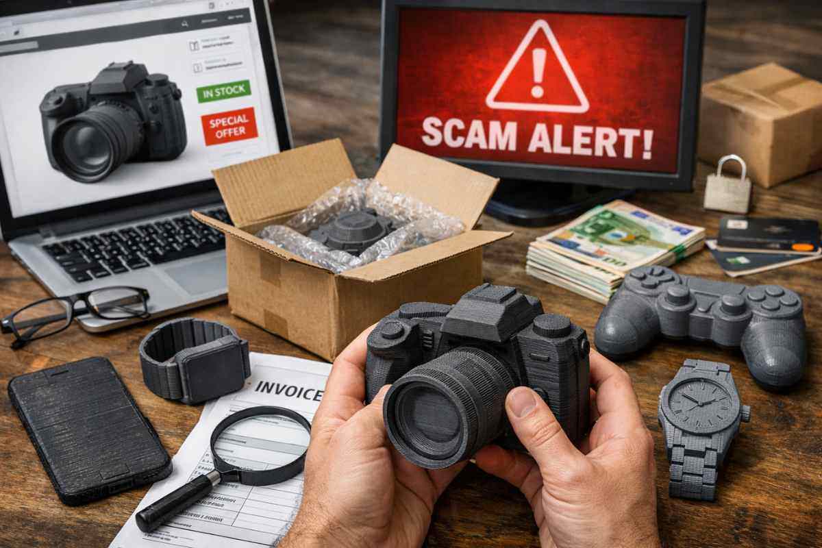 Le ultime truffe online sono bizzarre: tu ordini un oggetto e ti arriva ma stampato in 3D, cosa bisogna leggere-webnews.it