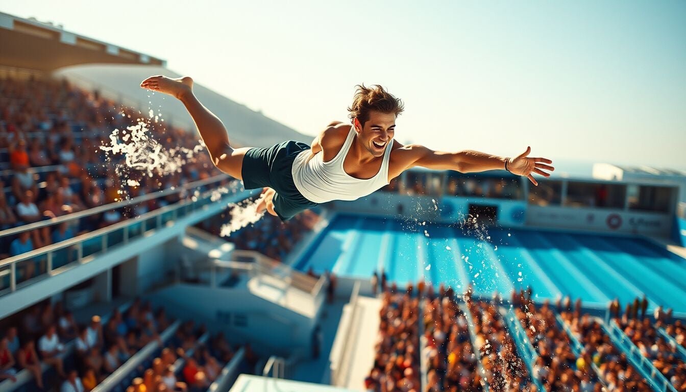 Sinner festeggia il trionfo a Montecarlo con un tuffo spettacolare dal trampolino