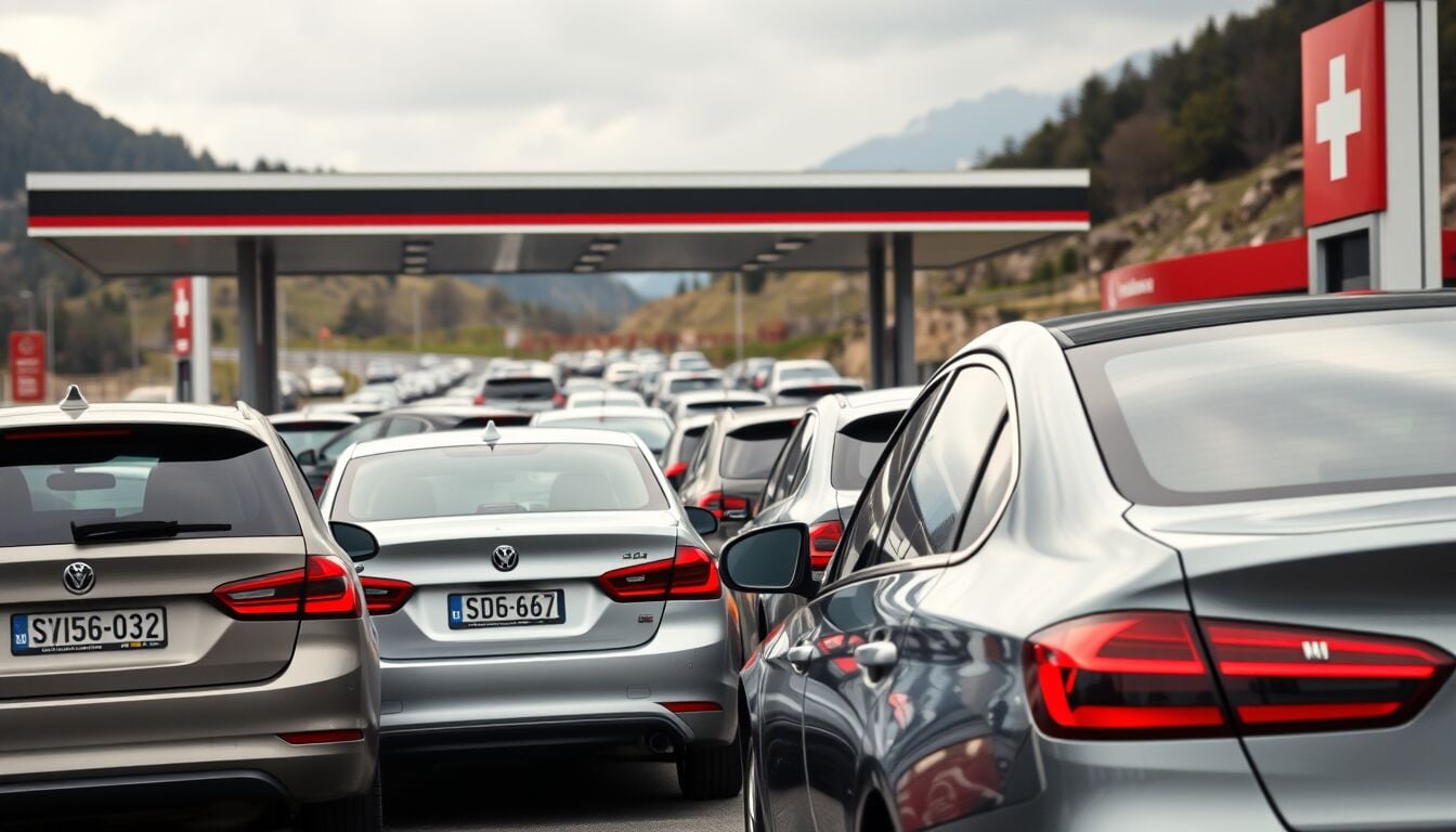 Svizzera sceglie i distributori italiani per il carburante meno caro e infiamma il dibattito sui prezzi