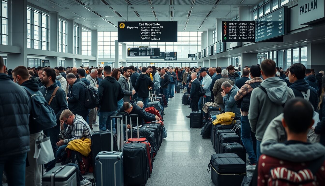 Trasporto aereo paralizzato dallo sciopero: voli cancellati, disagi per i passeggeri e motivi della protesta