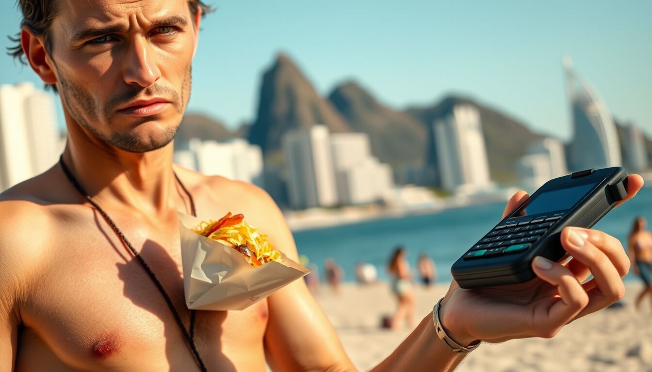 Turista raggirato in spiaggia paga 1500 sterline per un kebab senza rendersene conto