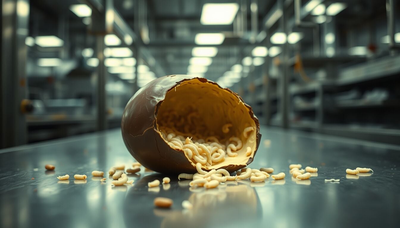 Vermi nelle uova di Pasqua, chiusa fabbrica in Irpinia dopo segnalazione shock degli studenti