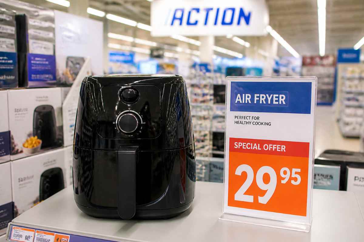 Action svende la friggitrice ad aria più amata del mercato: a meno di 30 euro è l'offerta dell'anno-webnews.it