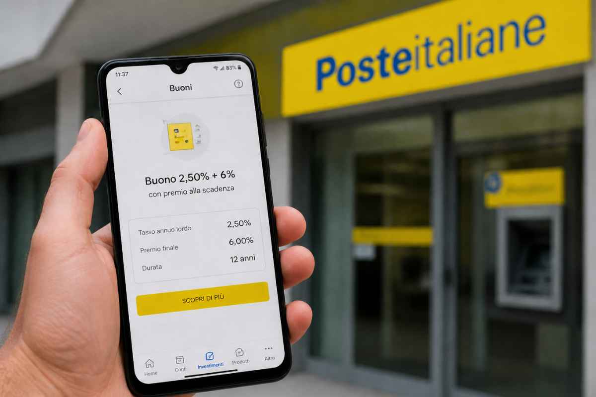 Il nuovo Buono di Poste Italiane che ti offre 2.50% + 6% con premio finale: ti fa moltiplicare l'investimento-webnews.it