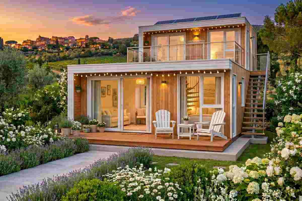 Casa prefabbricata facciata da acquistare su Amazon