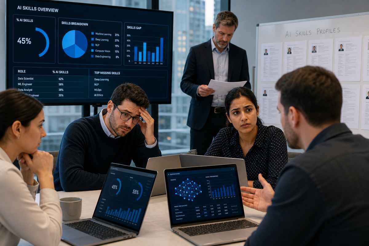 Competenze AI gonfiate in azienda: la nuova ansia da automazione che cambia il lavoro