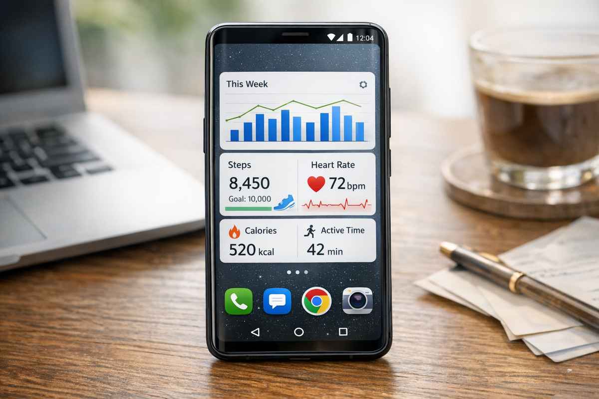 Google Health, arriva il nuovo widget: fino a sei metriche fitness direttamente nella home