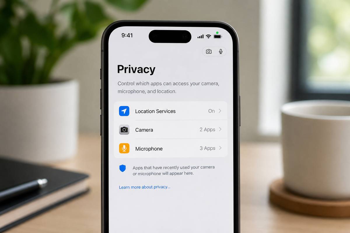 Il puntino verde su Android: la spia privacy che rivela quando un’app usa camera e microfono