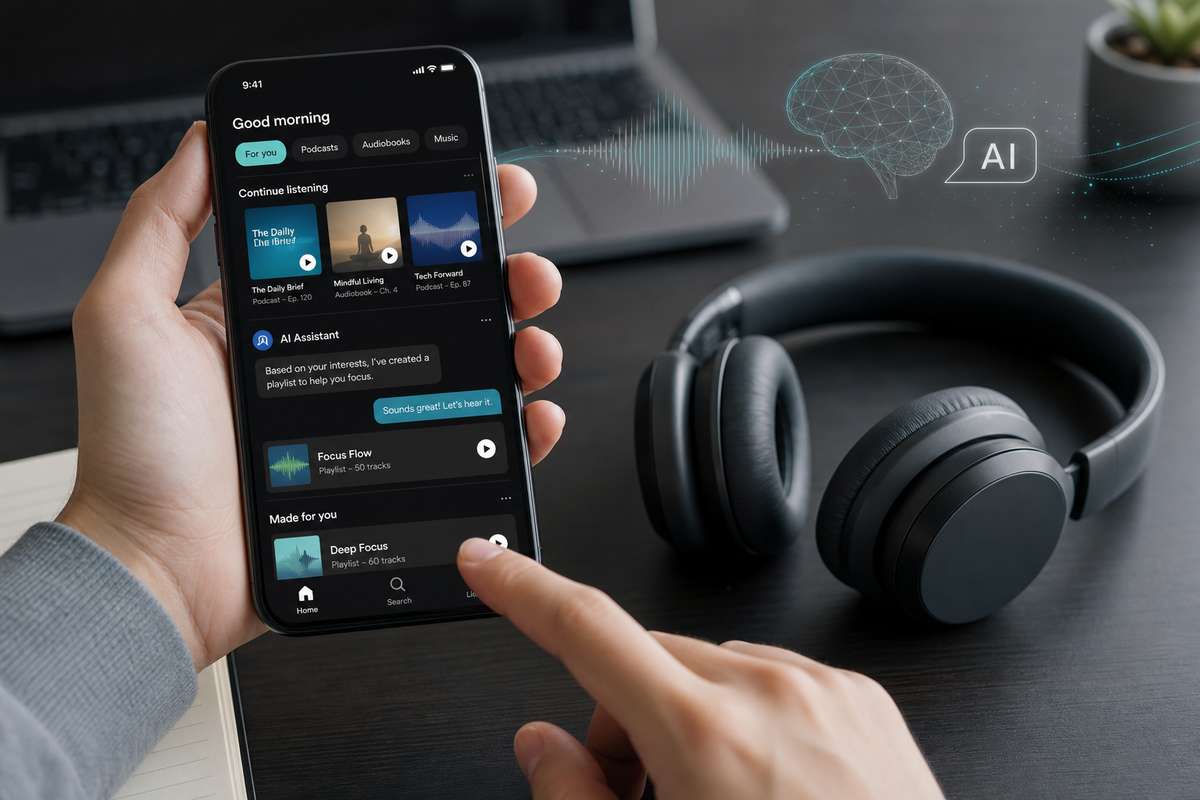 Spotify riempie podcast e audiolibri di AI: cosa cambia per chi ascolta ogni giorno