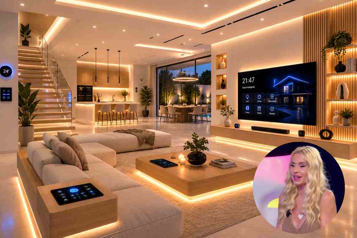 Interno prototipo della casa di valeria marini tech