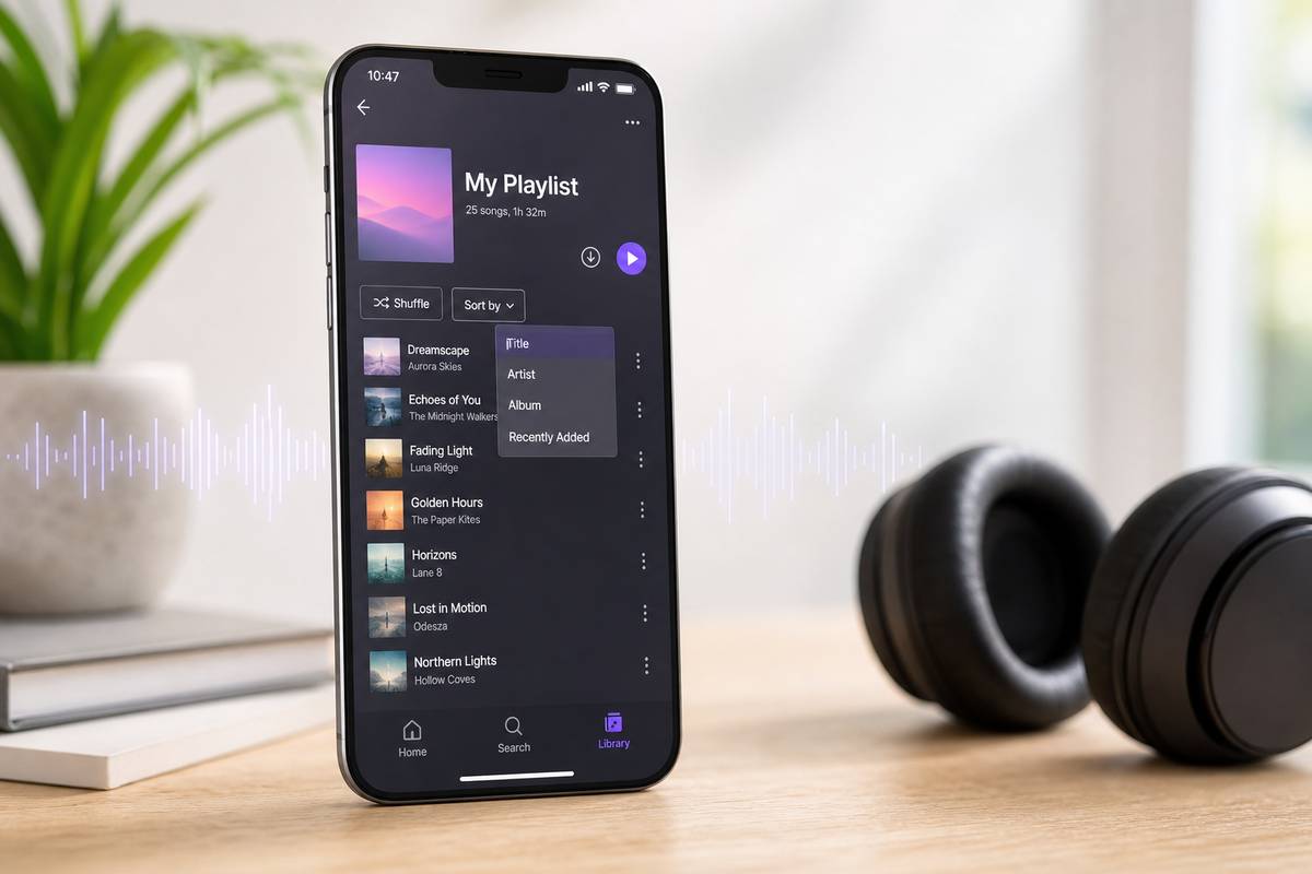 YouTube Music introduce l’ordinamento delle playlist per titolo, artista e album