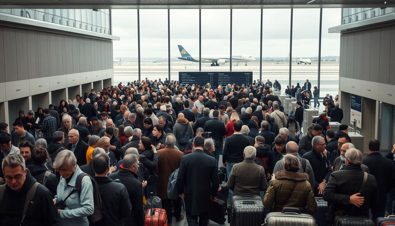Aeroporti italiani verso il blocco voli: oltre mille tratte cancellate e solo poche fasce garantite