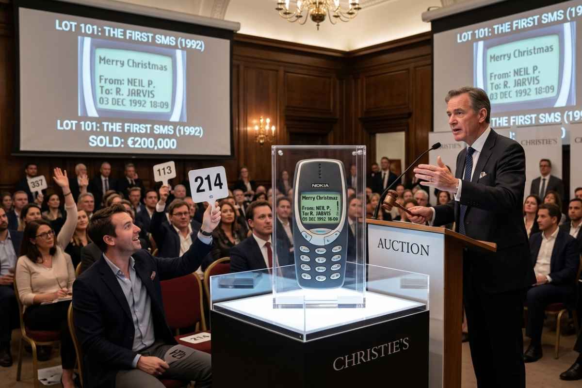 Non solo smartphone, ora anche gli SMS vengono venduti all'asta: prezzi record da 140.000 euro-webnews.it