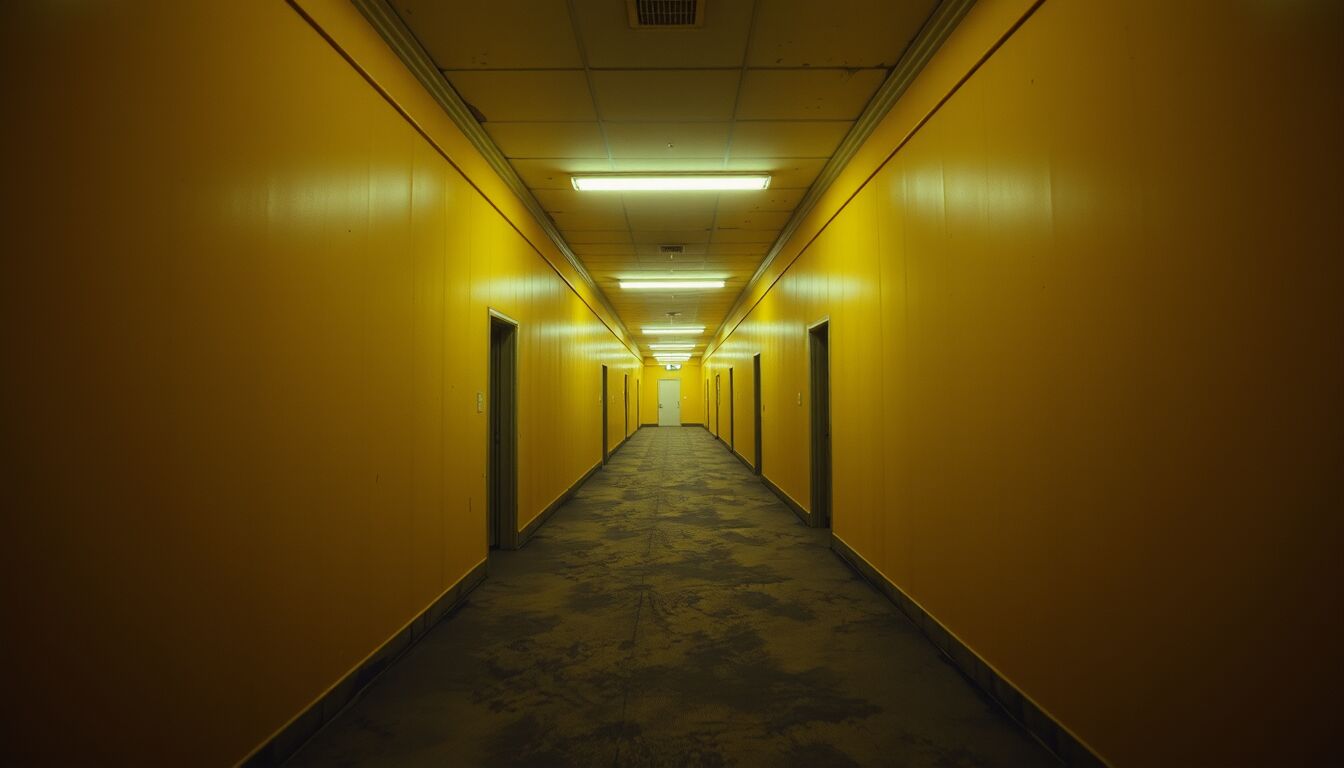 Backrooms universo inquietante tra labirinti gialli e realtà distorta