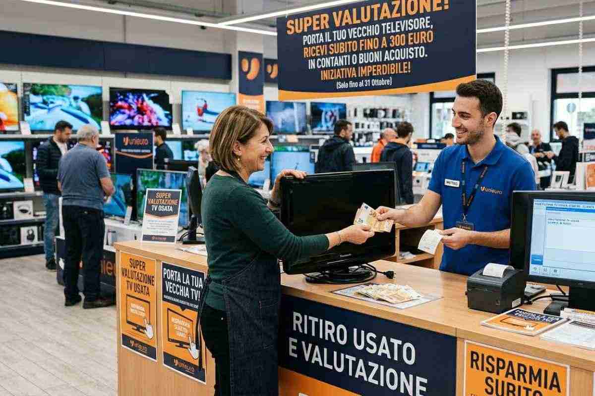 Se porti la tua TV ti danno 300 euro subito: l'iniziativa è imperdibile-webnews.it