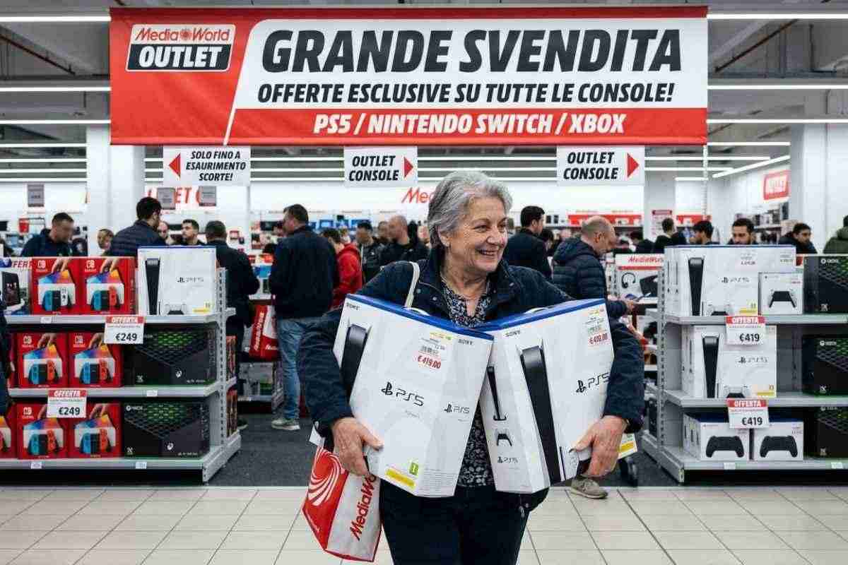 Svendita di console presso l'outlet MediaWorld: ne ho prese 2 per i miei nipoti (a questi prezzi è un regalo)-webnews.it