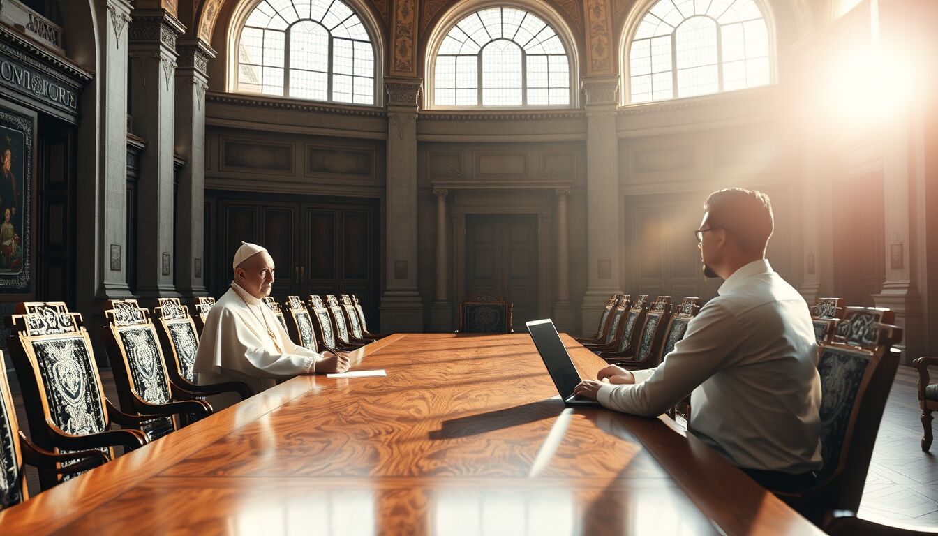 Vaticano esplora l’intelligenza artificiale con Anthropic e voci laiche per la nuova enciclica papale