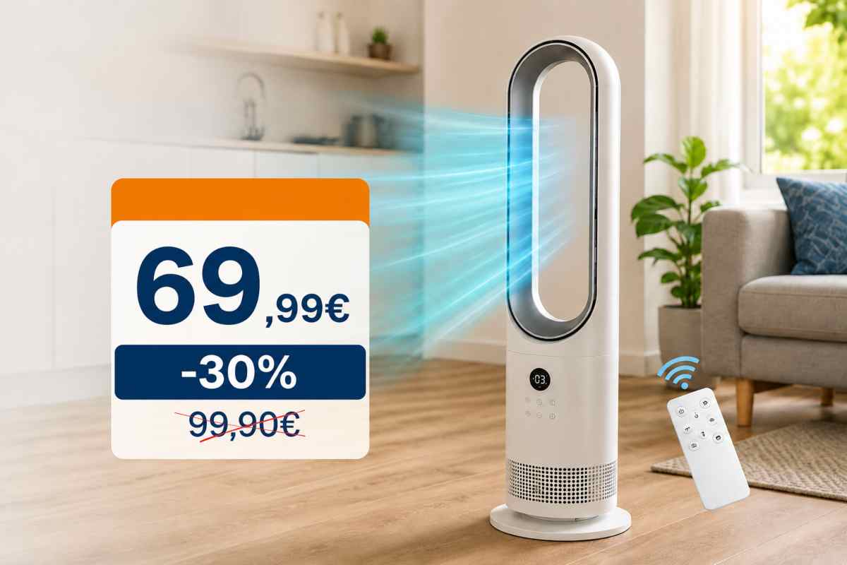 Offerta ventilatore senza pale - Webnews.it