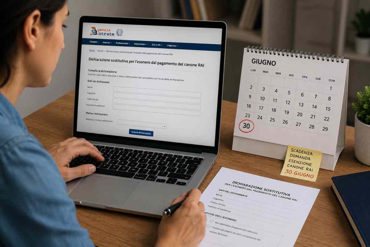 Domanda esenzione canone - Webnews.it
