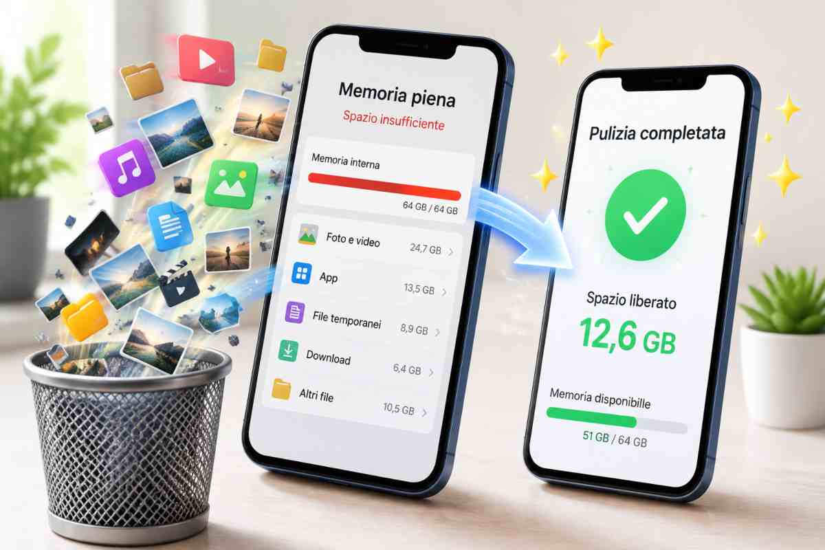 Memoria smartphone piena - Webnews.it