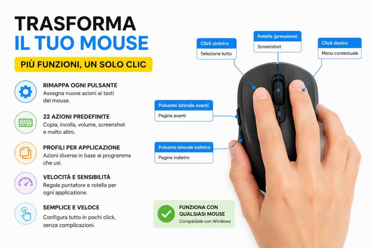 Funzioni mouse - Webnews.it