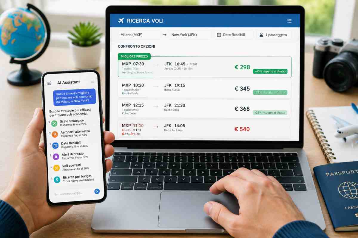 AI e sconto sui voli - Webnews.it
