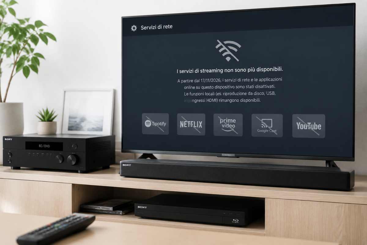 Disattivazione servizi streaming - Webnews.it