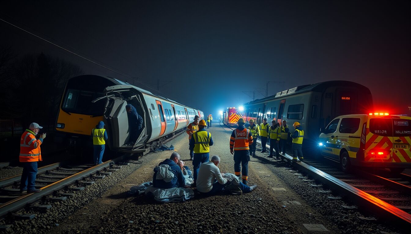 Bedford scontro ferroviario verso Londra, morto un macchinista e oltre 80 feriti gravi e lievi
