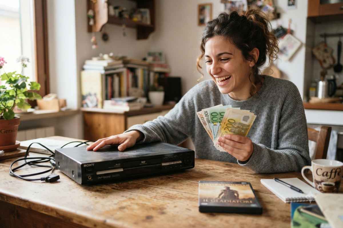 Chi lo avrebbe mai detto che il mio vecchio lettore DVD mi sarebbe fruttato 2000 euro-webnews.it